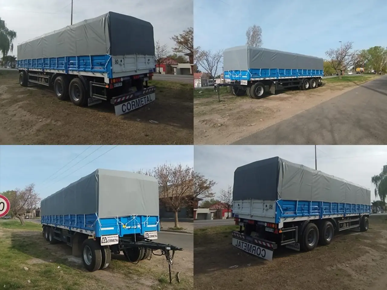 Lona para camión acoplado instalada en Bahía Blanca - Bahía Lonas