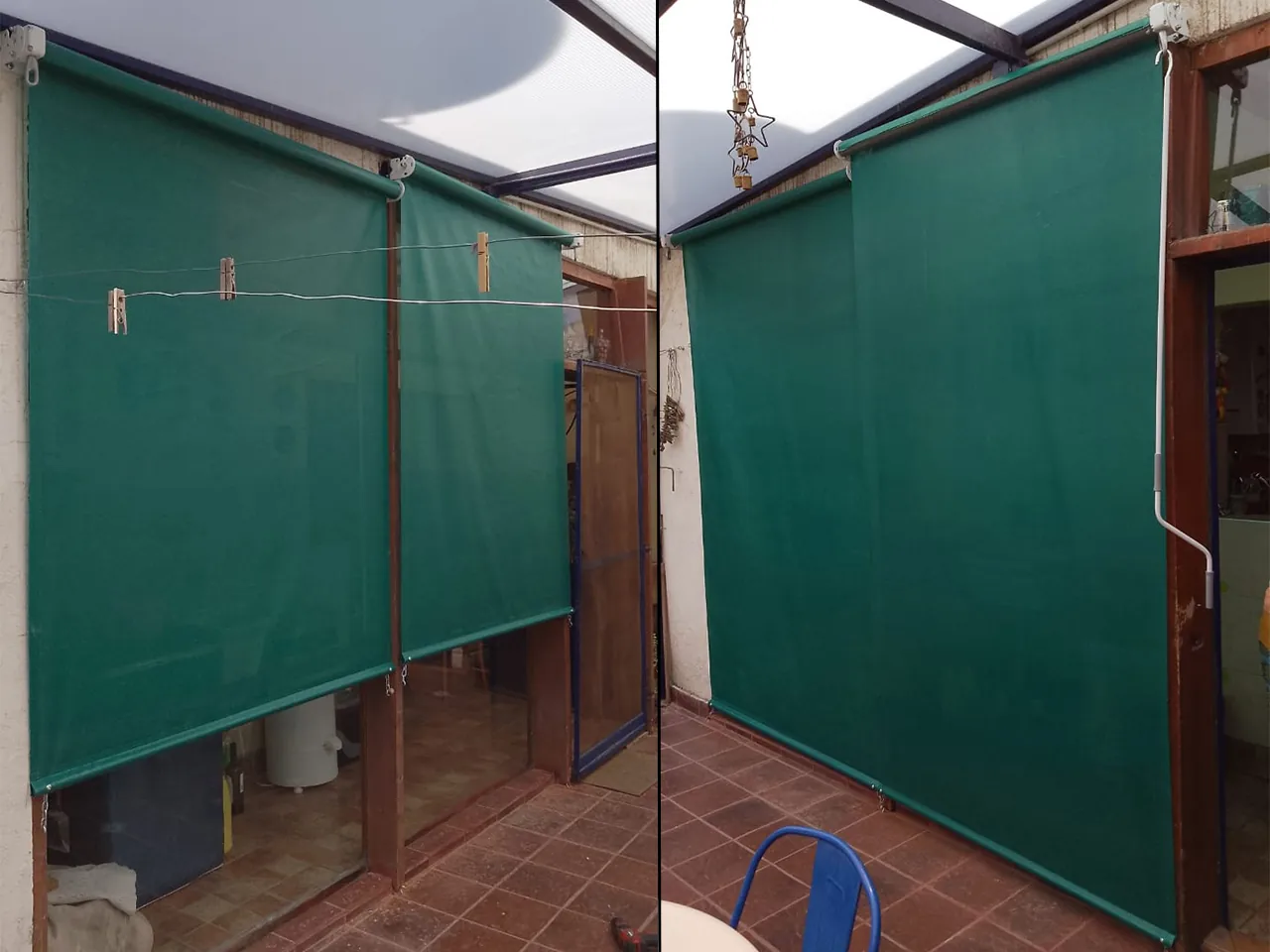 Toldo vertical para ventana en vivienda de Bahía Blanca - Bahía Lonas